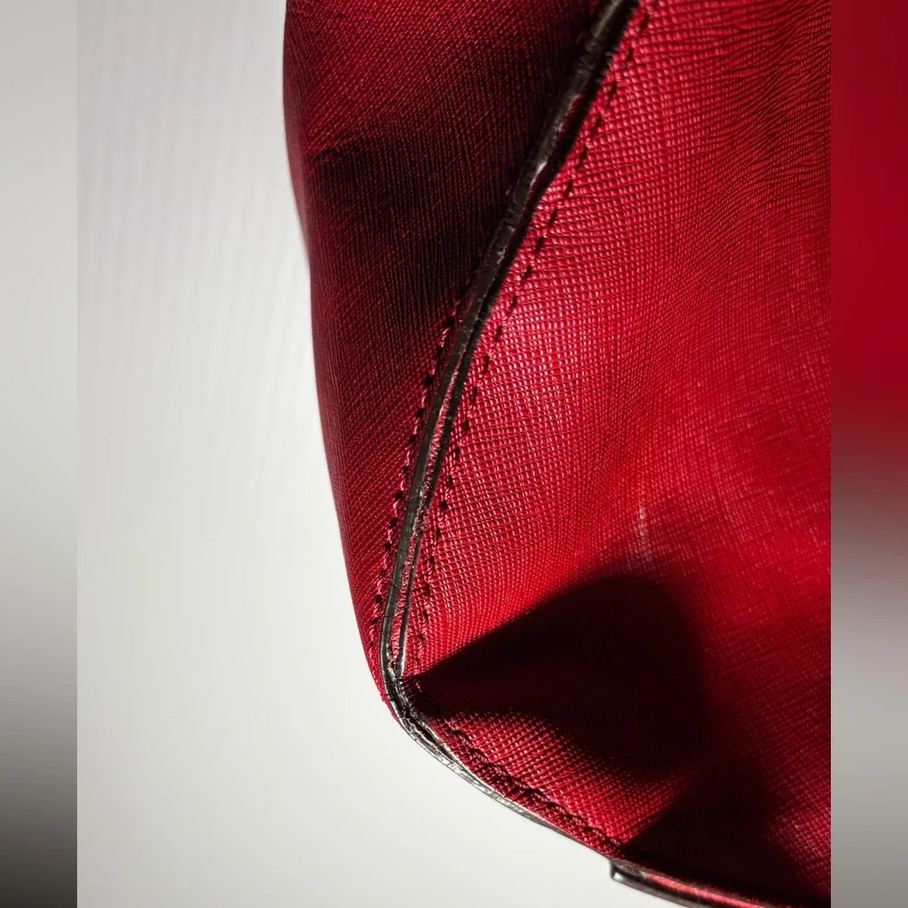 Michael Kors Red Tote Bag